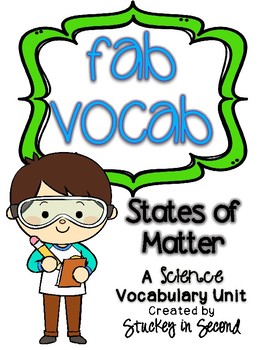 270x350 Fab Vocab {States Of Matter} A Science Vocabulary Unit By Stuckey