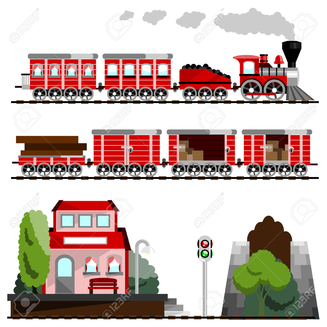 Station Clipart