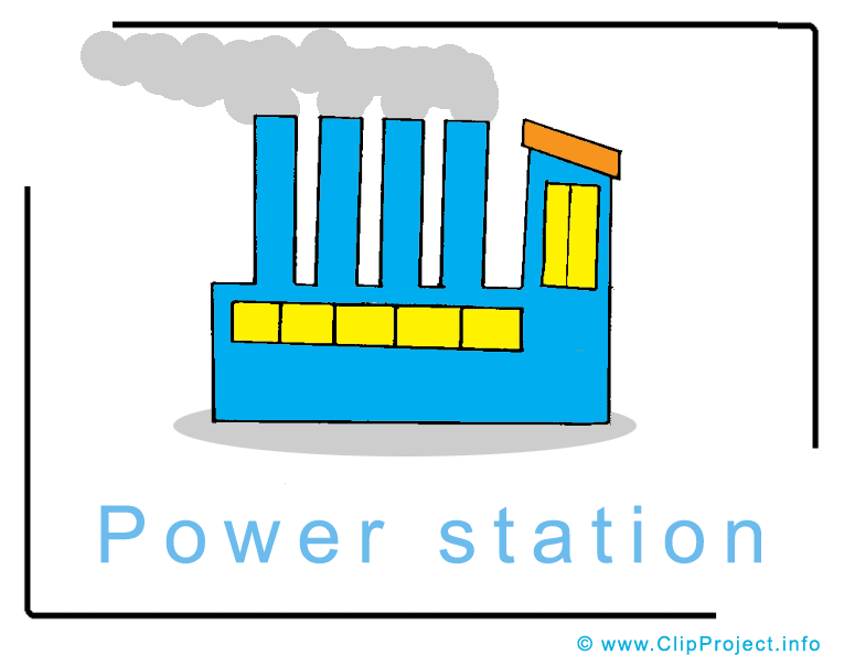 765x604 Power Station Clipart Image