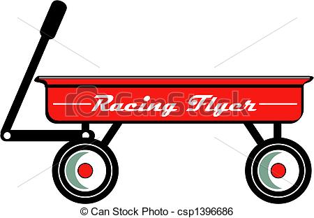 450x312 Red Wagon Clipart