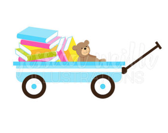 340x270 Wagon Clipart Etsy