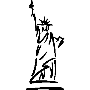 300x300 Statue Clipart New York Liberty