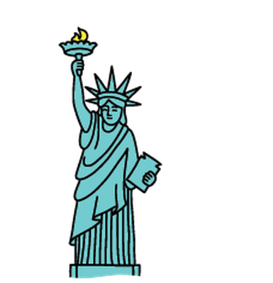 385x399 Statue Of Liberty Landmarks Clipart The Arts Media Gallery Pbs