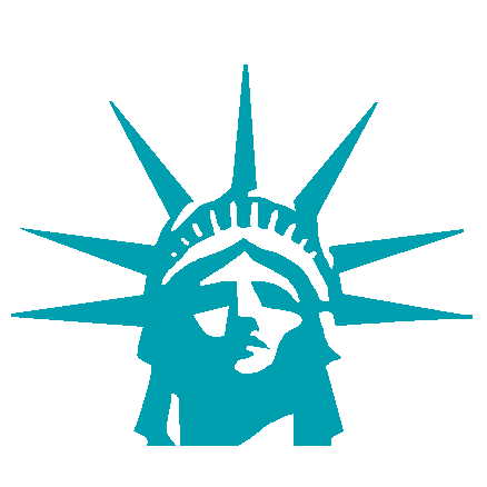 438x438 Statue Of Liberty Head Cartoon
