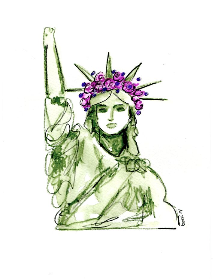 Statue Of Liberty Drawing