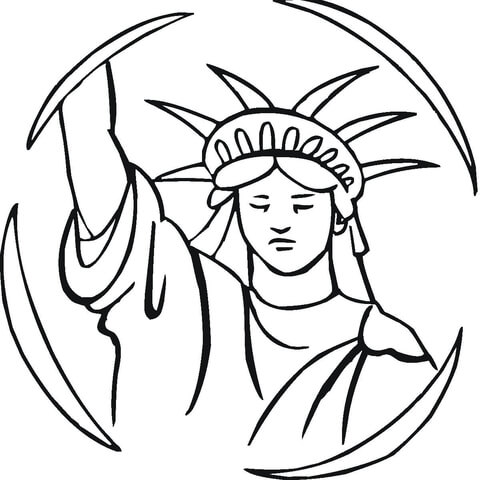 480x480 Statue Of Liberty Coloring Page Free Printable Coloring Pages