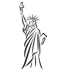 238x250 Drawn Statue Of Liberty Vector