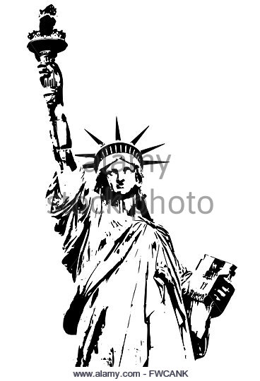 Statue Of Liberty Drawing Outline | Free download on ClipArtMag