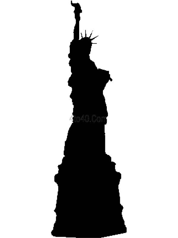 600x800 Statue Of Liberty Clipart Outline