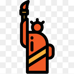 260x261 Cartoon Statue Of Liberty, Cartoon, Iron Tower, Statue Of Liberty