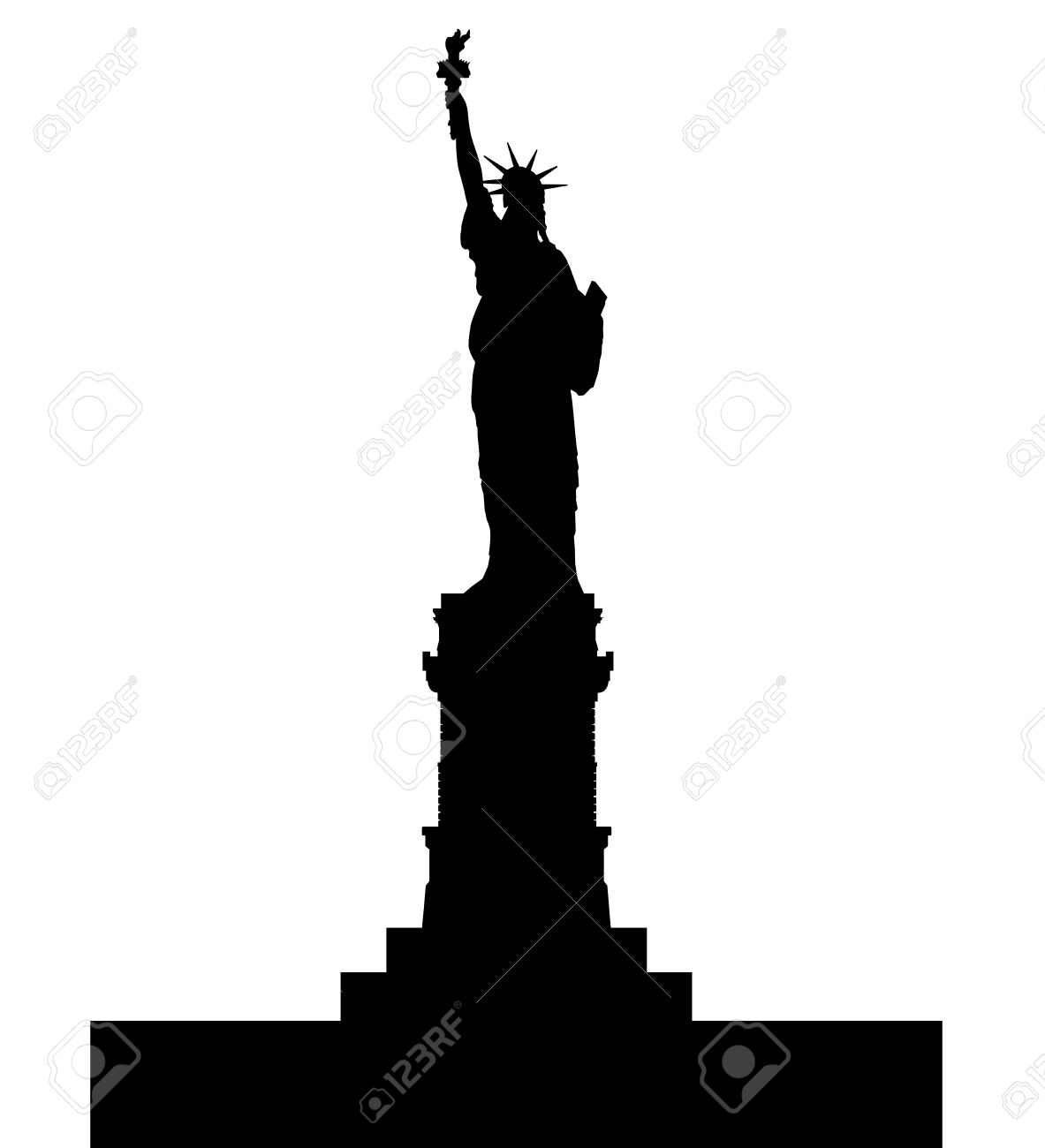 1183x1300 Statue Of Liberty Silhouette Clip Art Clipart