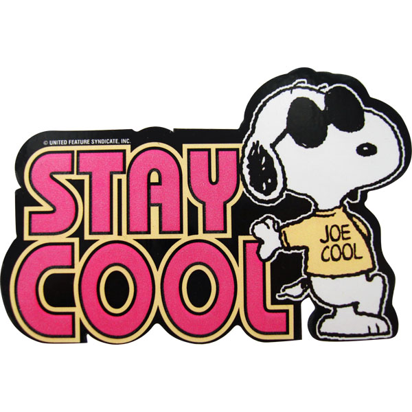 600x600 Peanuts Stay Cool Sticker