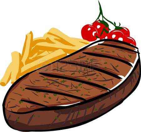 450x420 Steak Clipart Chip