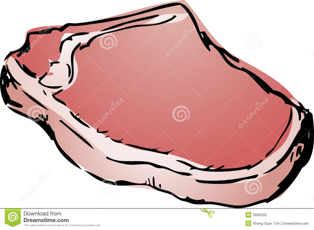 1300x951 Steak Clipart Pork Chop