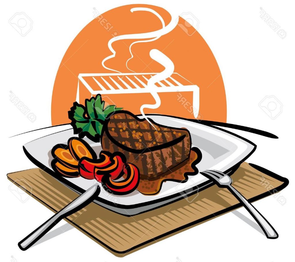 1024x910 Best Free Vector Grilled Beef Steak Clipart Library