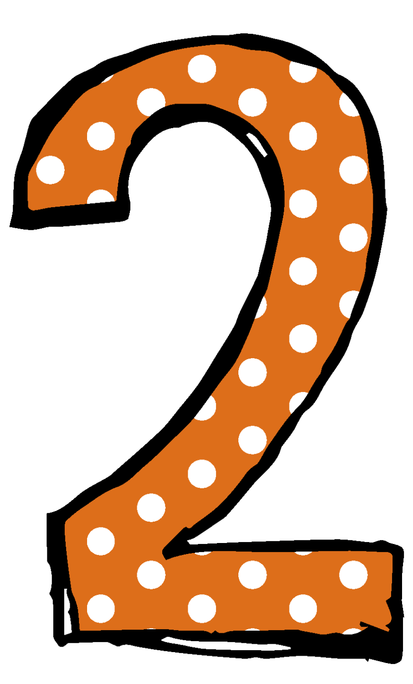 830x1373 Number 2 Clip Art