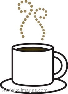 219x300 Cup Of Coffee With Steam Clip Art