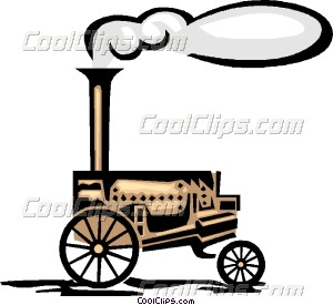 300x275 Steam Engine Vector Clip Art