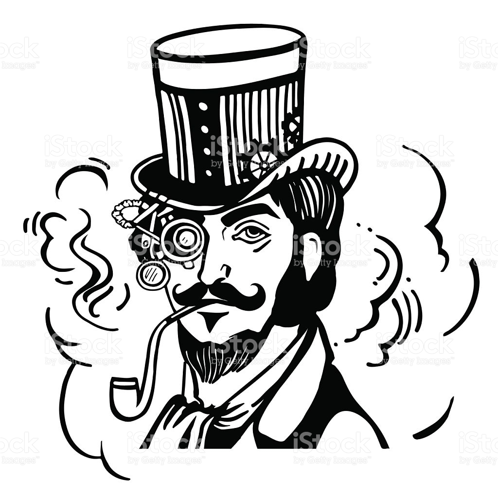 1024x1024 Top Hat Clipart Steampunk