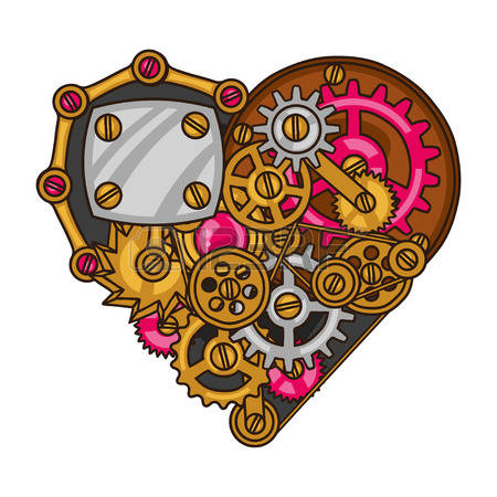 450x450 Heart Clipart Steampunk