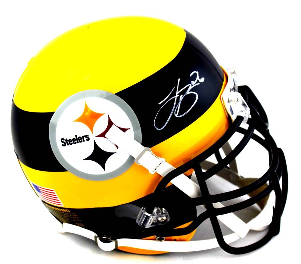 1000x878 Leveon Bell Signed Pittsburgh Steelers Authentic Bumblebee Concept
