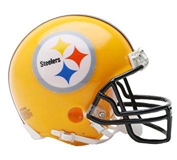 355x320 Riddell Pittsburgh Steelers 75th Anniversary Replica