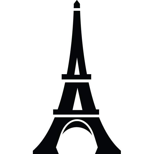 600x600 Eiffel Tower Landmark Clip Art For Custom Engraved Products