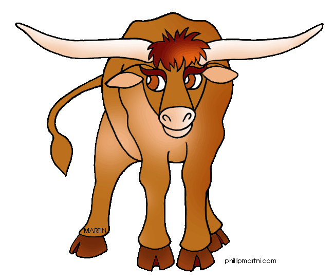 648x543 Longhorn Steer Clip Art