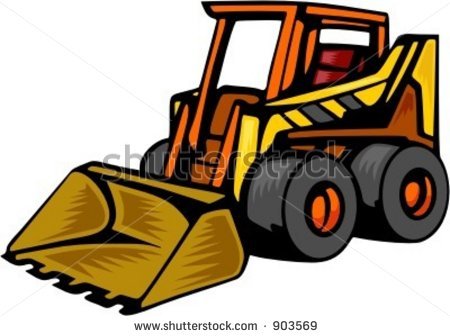 450x336 Skid Steer Clipart