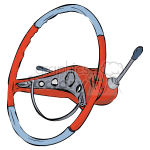 300x300 Royalty Free Steering Wheel 172281 Vector Clip Art Image