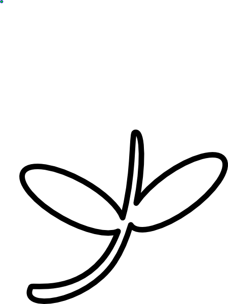 450x600 Flower Stem Outline Clip Art