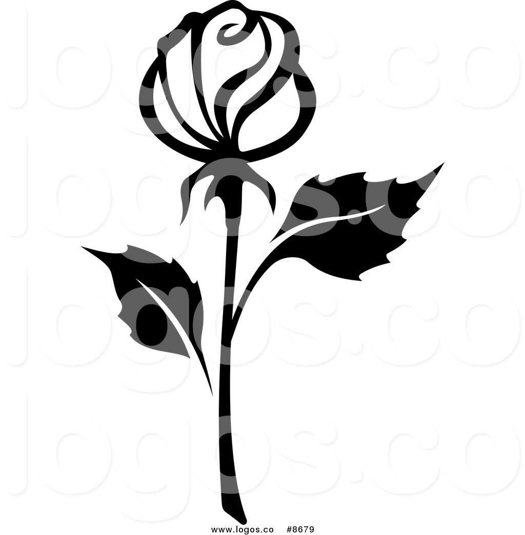 1024x1044 Royalty Free Clip Art Vector Black And White Rose With A Long Stem