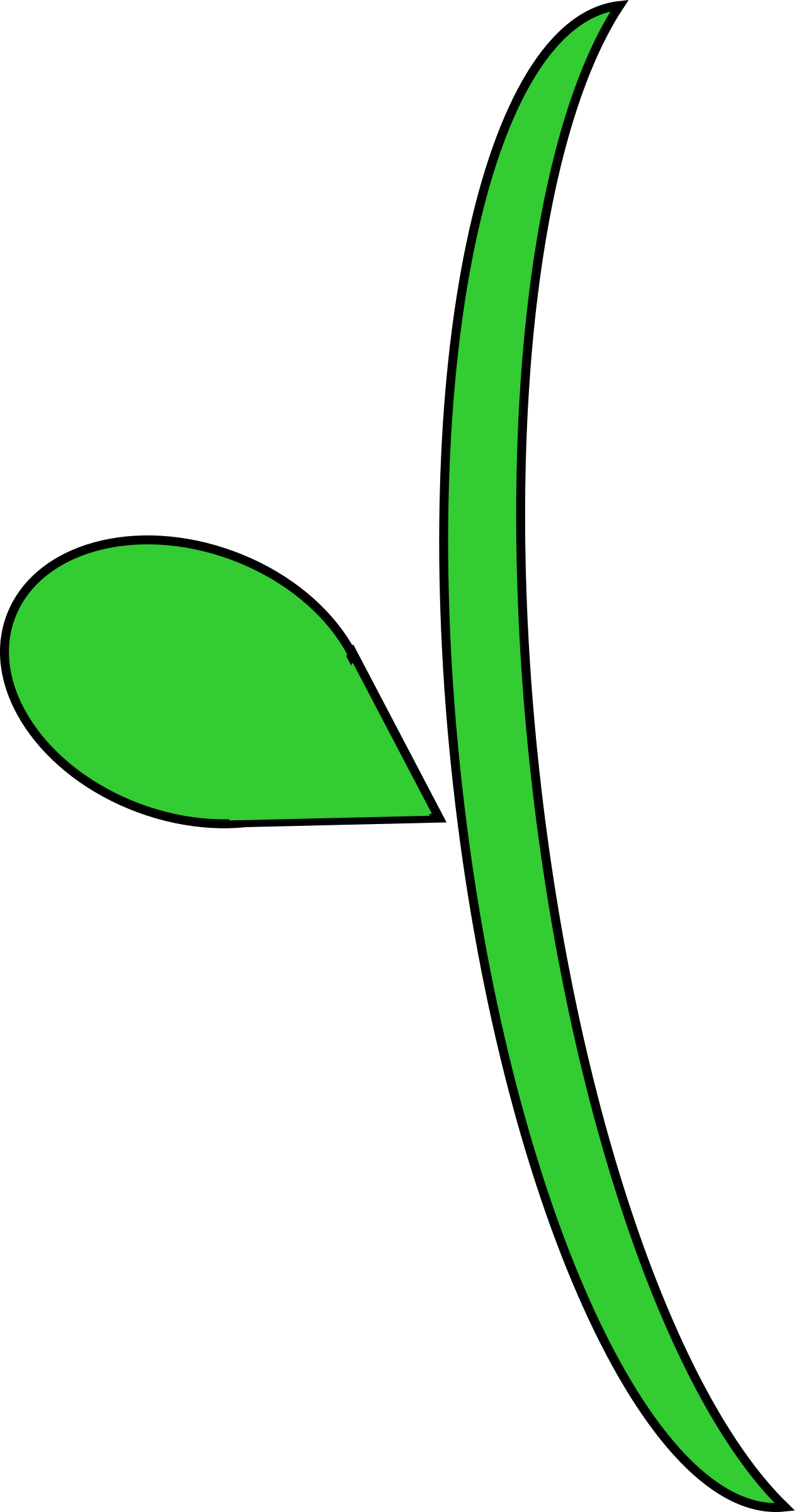 1264x2400 Stem Clipart Green Stem