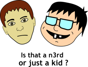 297x228 Nerd Kid Stereotype Clip Art