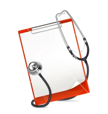 380x400 Clip Art Stethoscope And Clipboard Clipart
