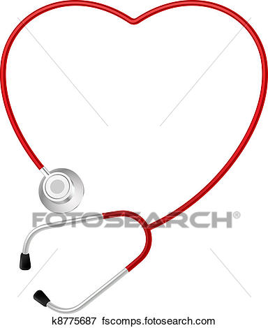 384x470 Professional Stethoscope Clip Art Vector Graphics. 6,982