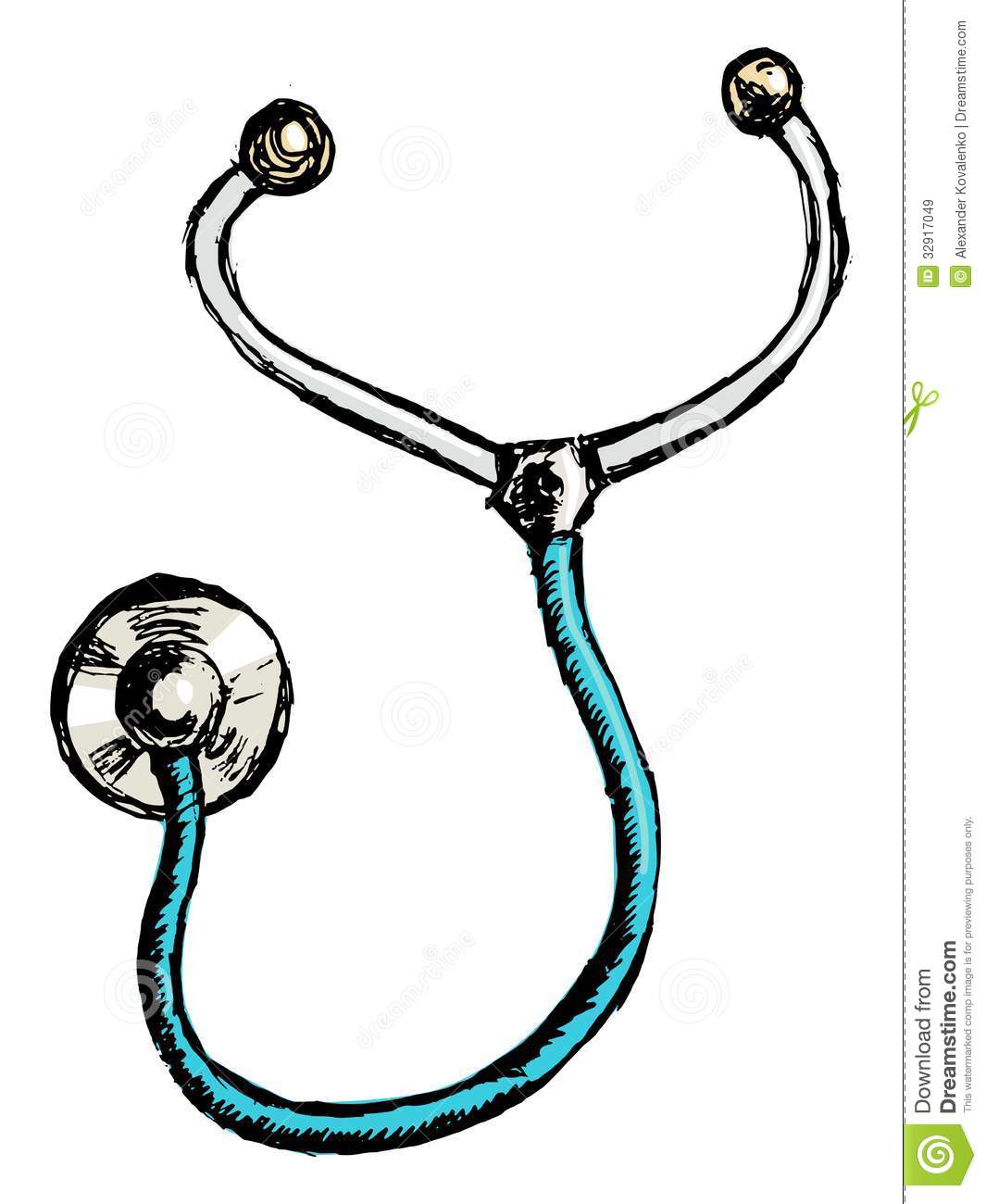 1065x1300 Stethoscope Clipart