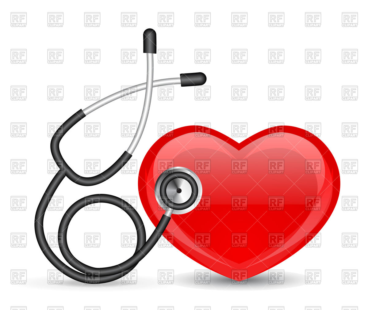 1200x1012 Stethoscope And Heart Royalty Free Vector Clip Art Image