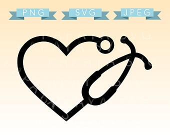 340x270 Medical Heart Svg Etsy