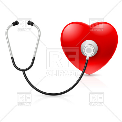 400x400 Stethoscope And Heart Royalty Free Vector Clip Art Image