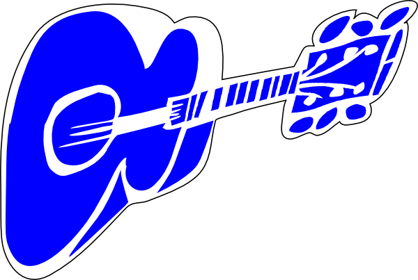 600x403 Blue Guitar Cliparts Many Interesting Cliparts