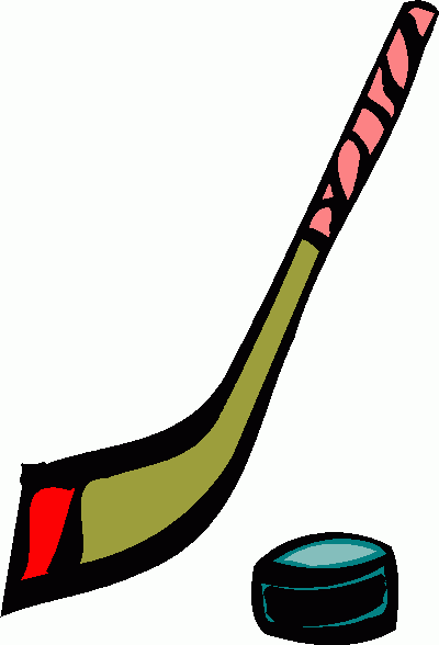 400x588 Hockey Stick Clipart