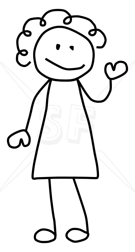 525x975 Best Stick Family Clipart