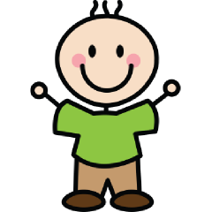 240x240 Stick Figure Student