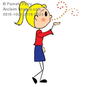 300x300 Kiss Clipart Stick Figure