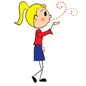 300x300 Free Blowing A Kiss Clipart Image 0515 1001 2116 5024 Acclaim