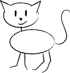 290x300 Cat Clipart Image