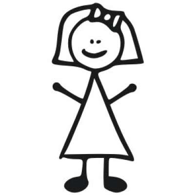 Stick Figure Girl | Free download on ClipArtMag