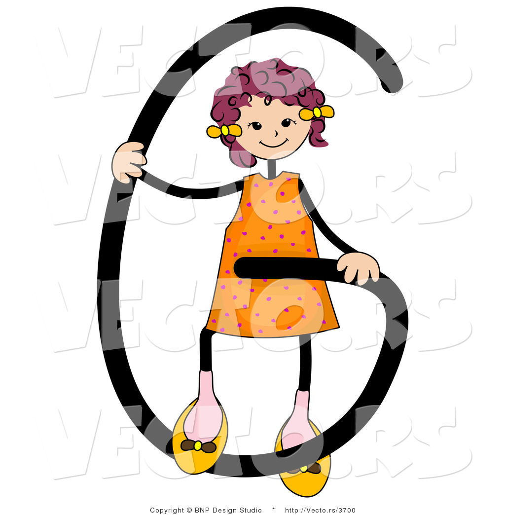 1024x1044 Vector Of An Alphabet Letter G With A Stick Figure Girl By Bnp