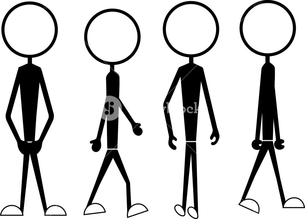 1000x718 Stick Figure Family Royalty Free Stock Image